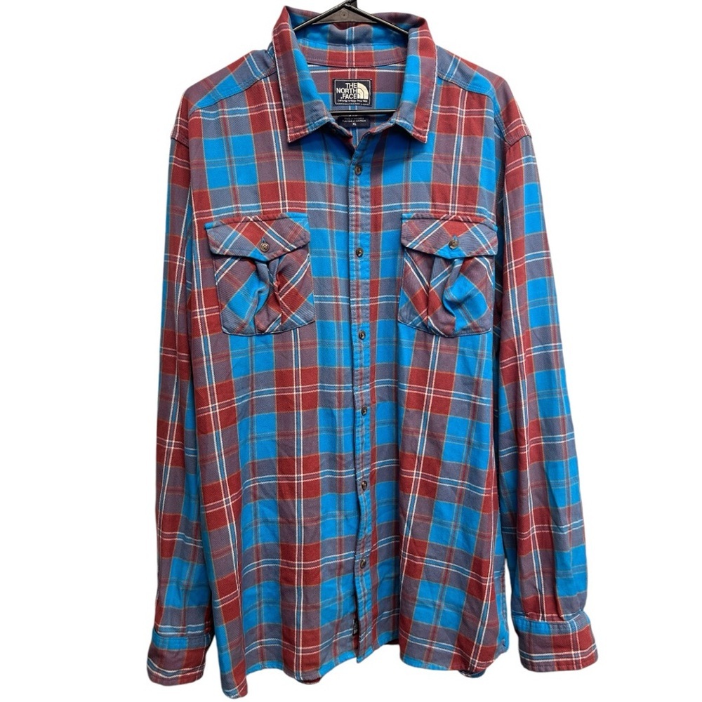 TNF The North Face Flannel Oxford Long Sleeve Button down Shirt Cabincore NWOT